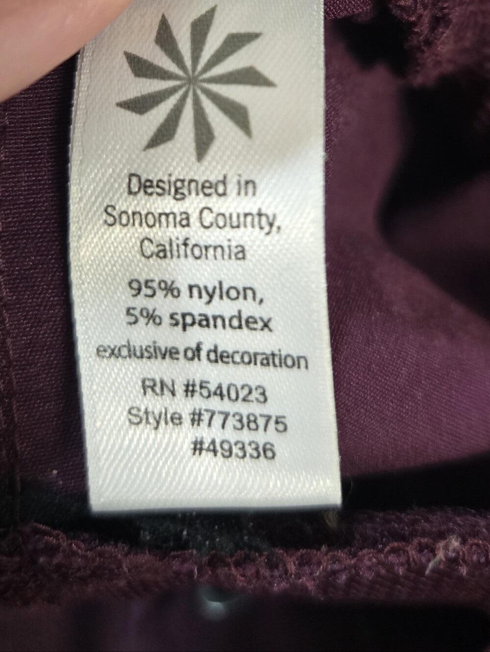 Athleta Dipper Cargo Pants Women's 8 Tall NWOT Burgundy Purple Utility Stretch - Picture 5 of 9